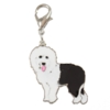Hundecharms m. hunderacer - Old English Sheepdog
