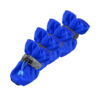 Bløde hundestøvler m. refleks blå