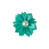 Elastik blomst i silke | Turkis