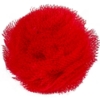Pompom hårpynt rød