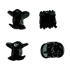 Silicone claw hårclips  4 stk.