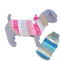 Hundesweater med pompon