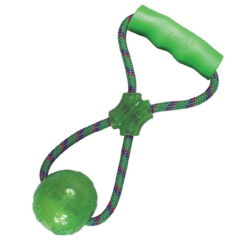 KONG Squeezz ball med håndtag | ass farver