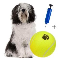 Gigant tennisbold med pumpe