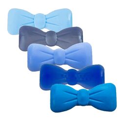 Rainbow topsløjfer 4 cm | Blå pakke