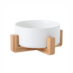 Ollipet Hudson keramikskål med bambusholder