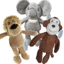 Ollipet Safari Friends sæt a´3 skønne bamser