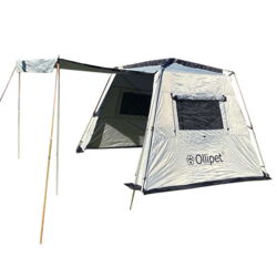 Ollipet udstillingstelt - Koksgrå