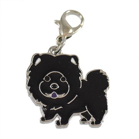 Charms m. hunderacer - Sort chow chow