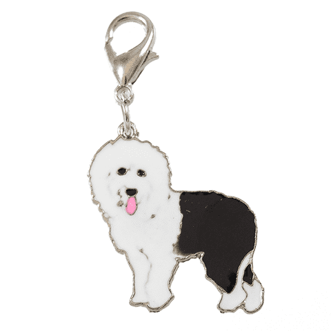Hundecharms m. hunderacer - Old English sheepdog