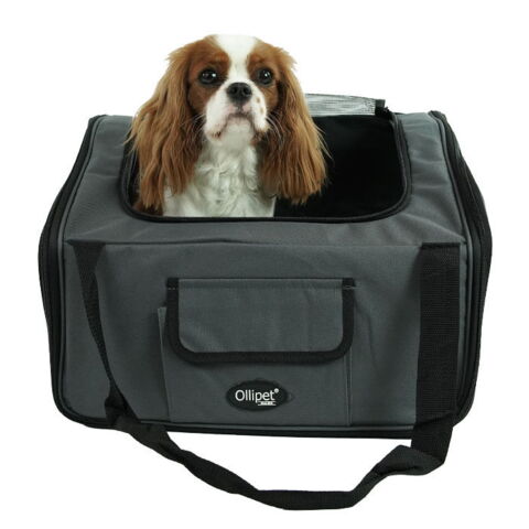 Ollipet Autostol til Hund  2i1 | Grå