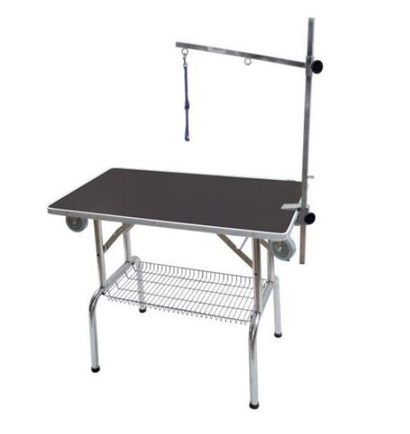 Phoenix foldetrimmebord med fixeringsgalge samt trådkurv til dit trimmeudstyr