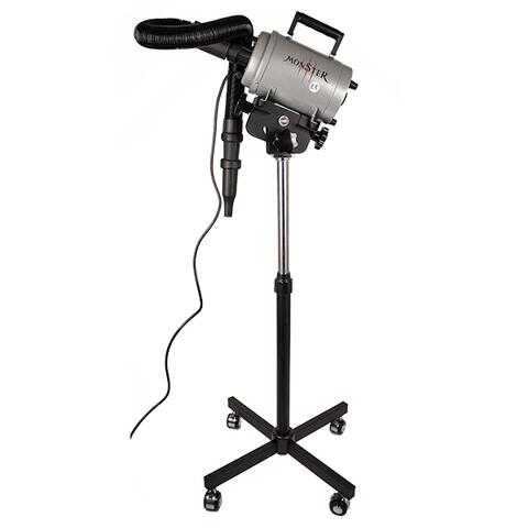 Monster blower monteret på stander