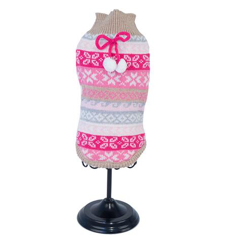 Hundesweater med pompon