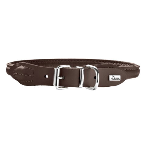 Hunter Round & Soft halsbånd  | Mørkebrun