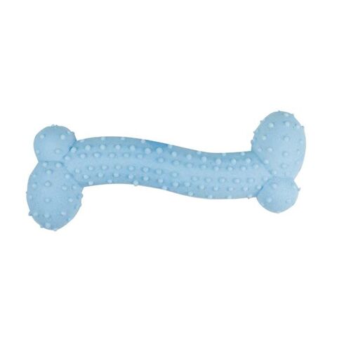 Mini puppy-bone med små dupper I Lyseblå