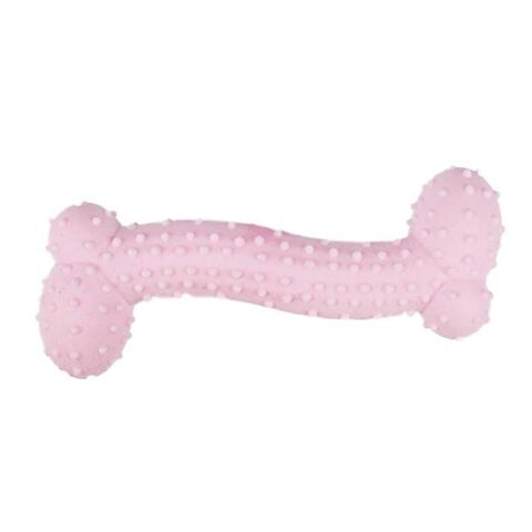 Mini puppy-bone med små dupper I Lyserød