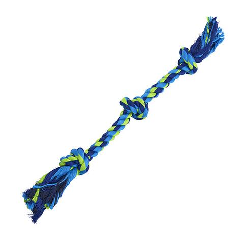 Buster Colour Dental Rope 3 knuder