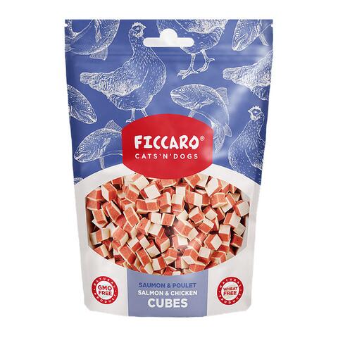 Ficcaro Salmon & Chicken Cubes | 100g