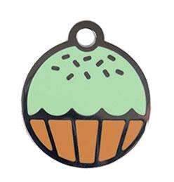 Cupcake hundetegn | Ollipet - Lysegrøn