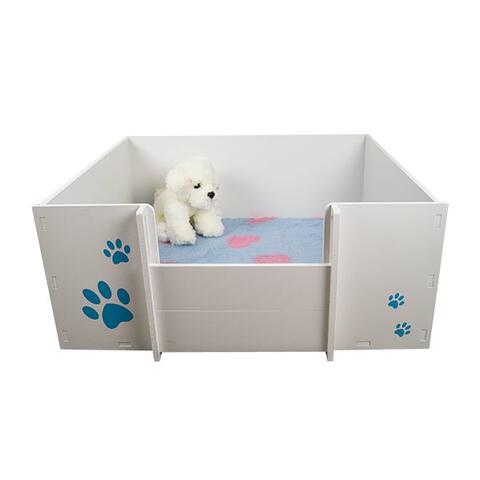 Ollipet Fødekasse | Hvid PVC