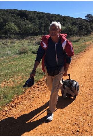 Ozami hundetrolley på Caminoen i Spanien