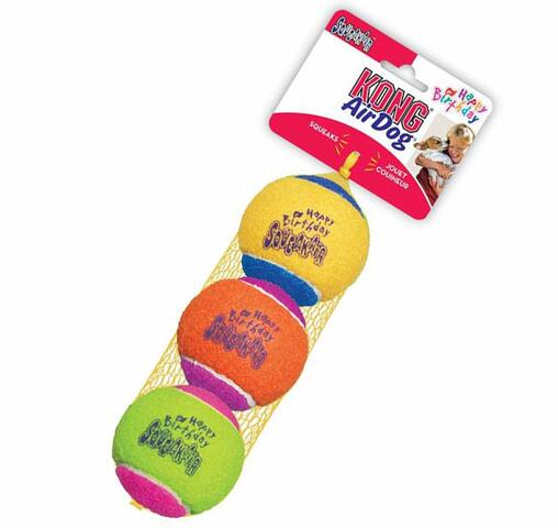 KONG SqueakAir Birthday Balls | 3 stk