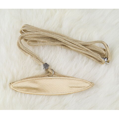 Showline m. hagestykke i satin - guld