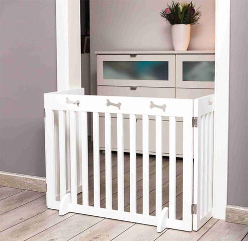 Hundegitter i lakeret MDF | 3 fag