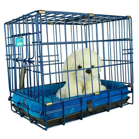 Ozami hundebur | blå lakeret