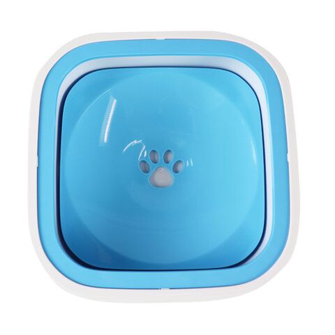 Ollipet Vandskål | Anti Spild |Blå