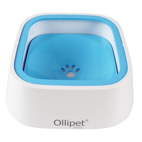 Ollipet Vandskål | Anti Spild |Blå