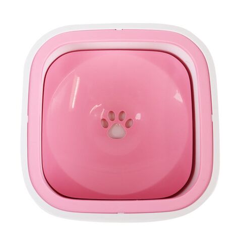 Ollipet Vandskål | Anti Spild |Lyserød