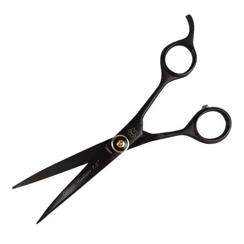 Ollipet Sort groomingsaks| Buet 7,5"