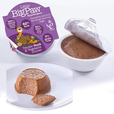 Tender Duck & Vegetable Dinner | Little Big Paw