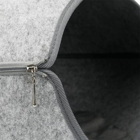 Luna hyggehule 2i1 | 58 x 39 x 54 - kantbånd og lynlås