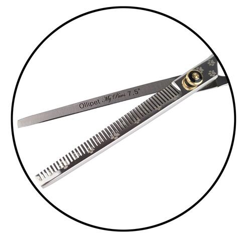 Ollipet groomingsaksesæt | My Paws 7,5" | Effilersaks