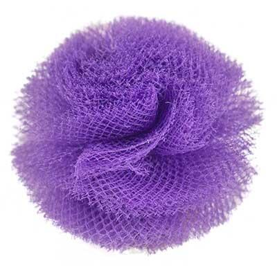 Pompom hårpynt lilla