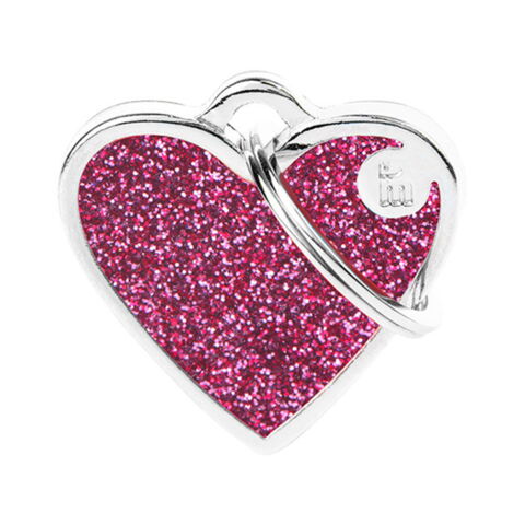 My Family | Hundetegn Hjerte m. glimmer