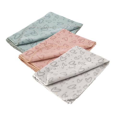 Hundetæppe i fleece | M. hjerter