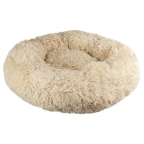 Soft Cloud Donut Hundeseng | Sand