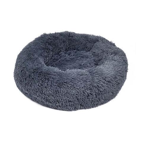 Soft Cloud Donut Hundeseng | Koksgrå