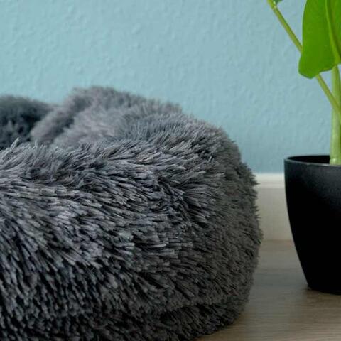 Soft Cloud Donut Hundeseng | Koksgrå