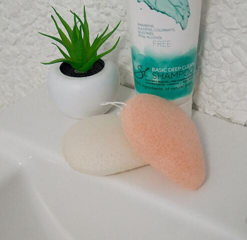 Dråbeformet Konjac svamp pet | 100% naturlig