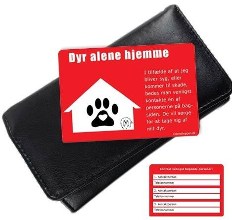 Rednings-kort til dyr