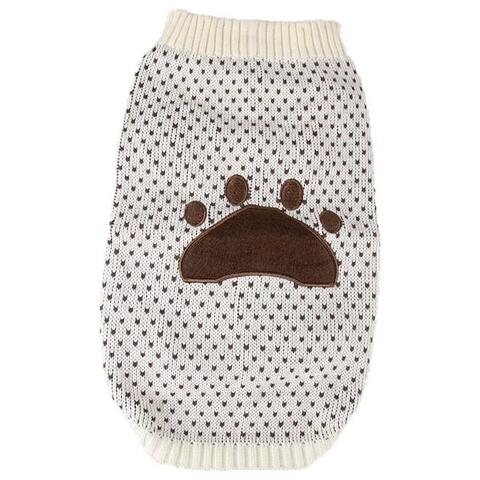 Comfy Hundesweater med poteaftryk |  XXL