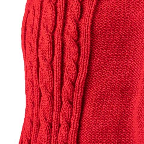 Hundesweater med snoet design i strik | Detaljer