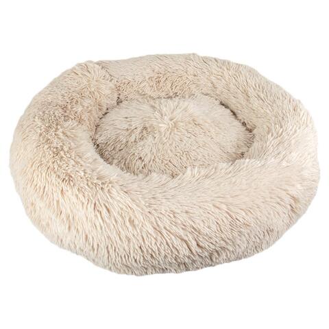Luksus Ollipet Soft Cloud Hundekurv m. aftageligt betræk | Sand