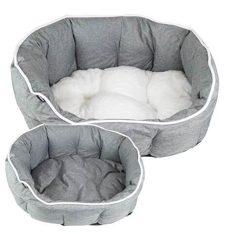 Buddy oval hundeseng | Vendbar pude