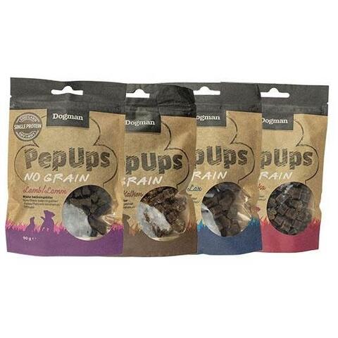 Pep Ups No Grain | 4 pakker Kornfri godbidder